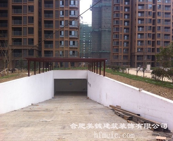 合肥國開置業(yè)地下車庫鋼結(jié)構(gòu)廊架