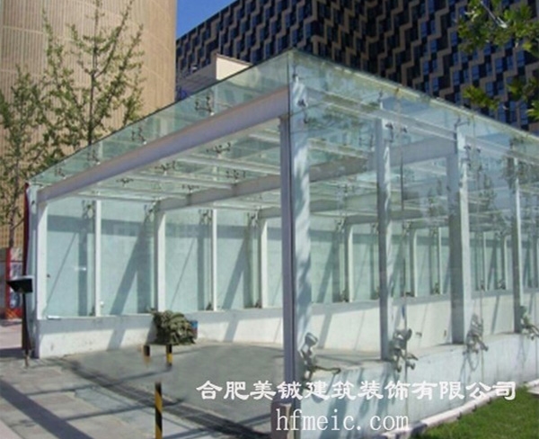 黃山祁紅大廈地下車庫雨棚