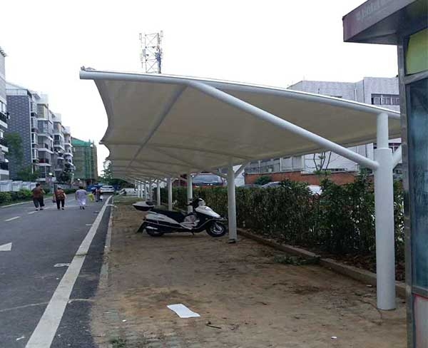 六安銀河逸港灣膜結(jié)構(gòu)車棚